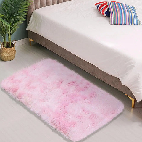 Navak Carpet Exclusive Picks 40 x 60 cm Seidenwollteppich, verdickt, für Nachttisch, Wohnzimmer, Kinderzimmer, weicher Heimdekor-Teppich, waschbar, schmutzabweisende Matte