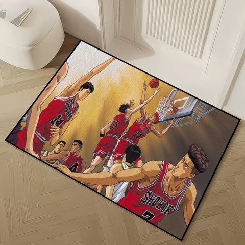Navak Teppich kleiner Dunk Teppich Anti-Rutsch Küche Schlafzimmer Handgemacht Anime Tufted Teppich Teppich Slam Wohnzimmer Eingang Dekoration