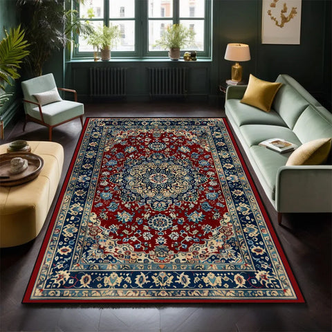 Navak Carpet Classical Persian Carpet in The Living Room Decoration Bedroom Soft Mat Bedside Non-slip Easy Clean Lounge Rug Entrance Door Mat