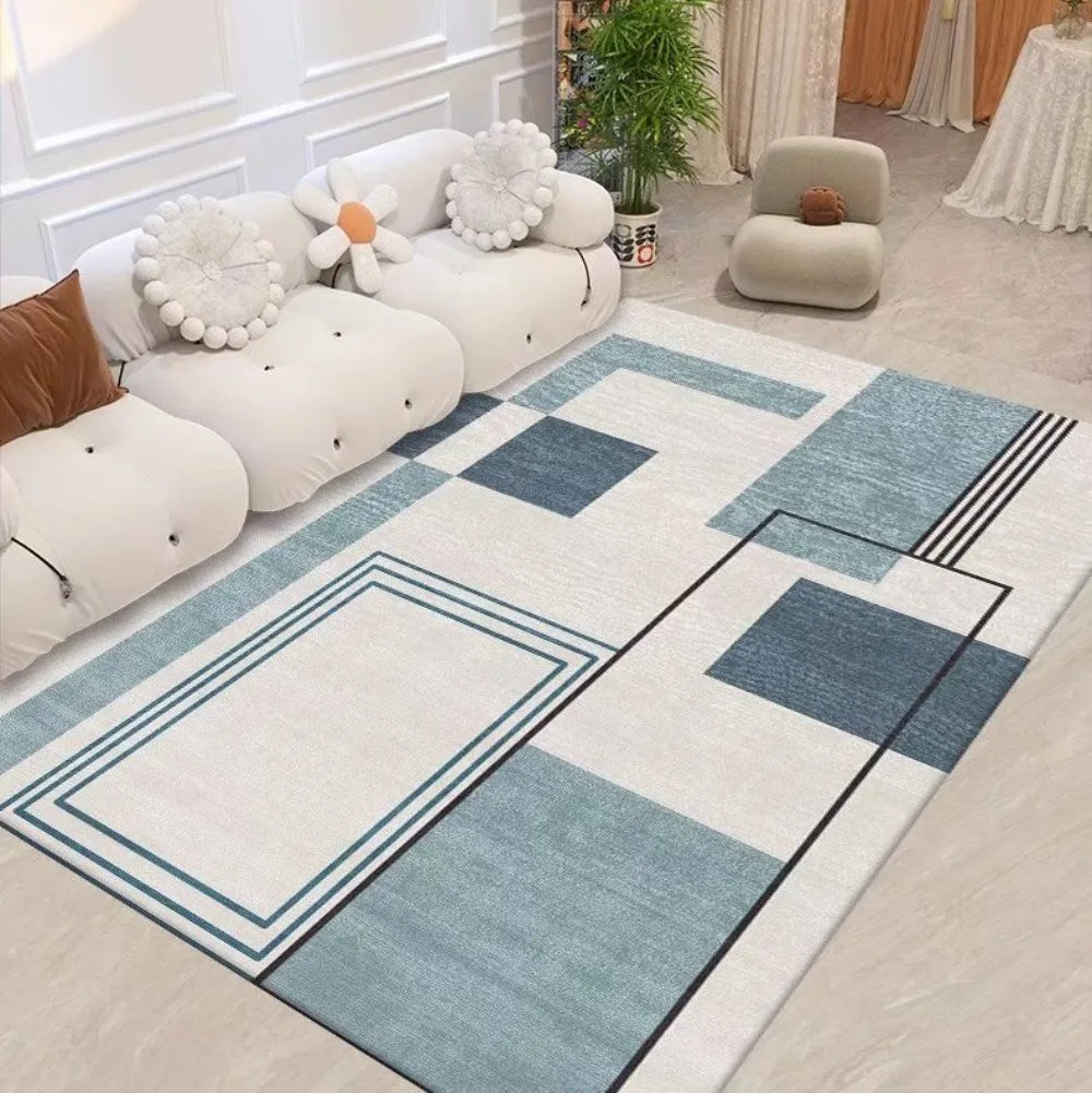 Navak Carpet Exklusive Auswahl Skandinavischer Stil Geometrischer Teppich Wohnzimmer Arbeitszimmer Tragbares Design Modernes Heimstudio Ins Style Space