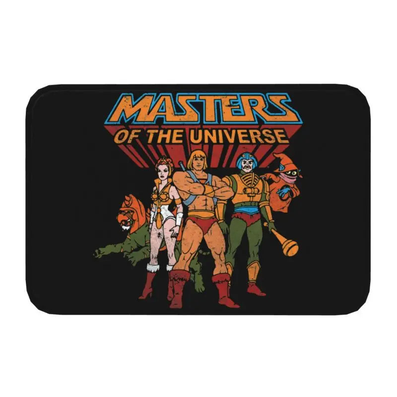 Navak Teppich-Falltür, Masters of the Universe, Fußmatte, rutschfest, für Bad und Küche, He Man, Willkommen, Garagentür, Boden, Eingangsbereich, Teppich