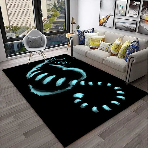 Navak Teppich, 3D, süße Katze, Blume, Cartoon-Teppich für Zuhause, Wohnzimmer, Schlafzimmer, Sofa, Fußmatte, Dekoration, Kinderspielbereich, rutschfeste Bodenmatte