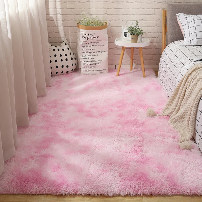 Navak Teppich Rosa Schlafzimmer Teppich Für Kinderzimmer Niedliche Mädchen Boden Weiche Matte Wohnzimmer Dekoration Weiß Flauschige Große Kinder Nachttisch Teppiche