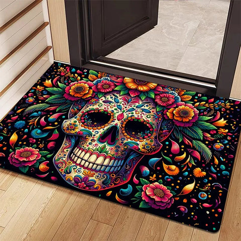 Navak Carpet 1 Stück Küchenteppich mit Zitronenmuster, rutschfeste Fußmatten, Pop-Art-Design, Wohnzimmerteppich, Badematte, Teppich für Zuhause, Waschbecken, Wäschedekor