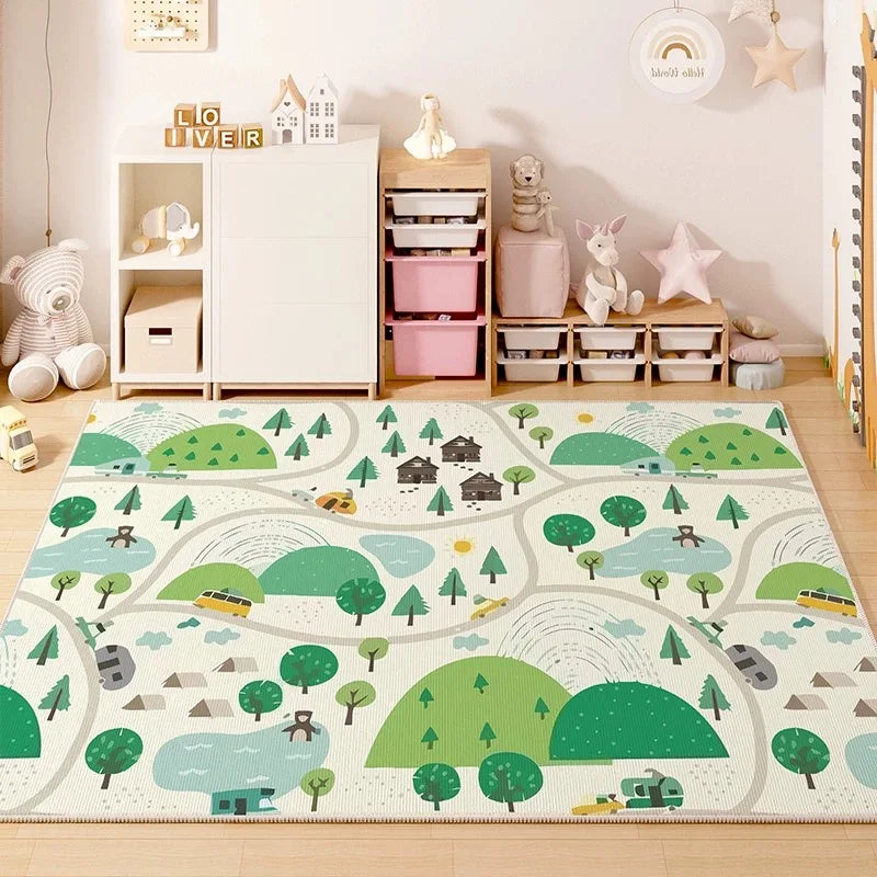 Navak Carpet Exclusive Picks Kinderzimmer Spielbereich Teppich Wohnzimmer Schlafzimmer Kinder Autostrecke Digitale Puzzle Spielmatte Baby Spiel Krabbelmatte