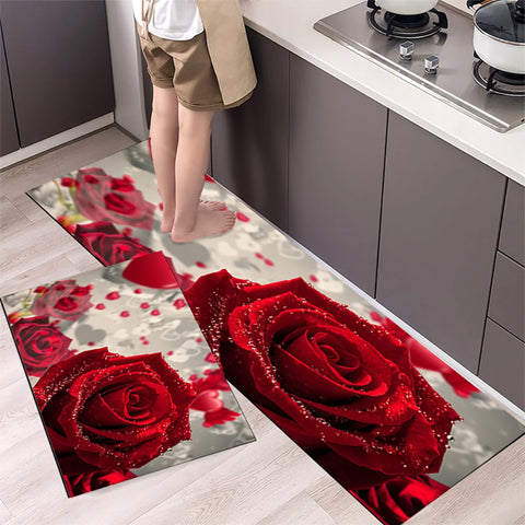 Navak Teppich Küchenmatte Teppich für Boden Hauseingang Fußmatte Schlafzimmer Wohnzimmer Dekor Nachttisch Teppich Flur Balkon Badezimmer Anti-Rutsch-Matte