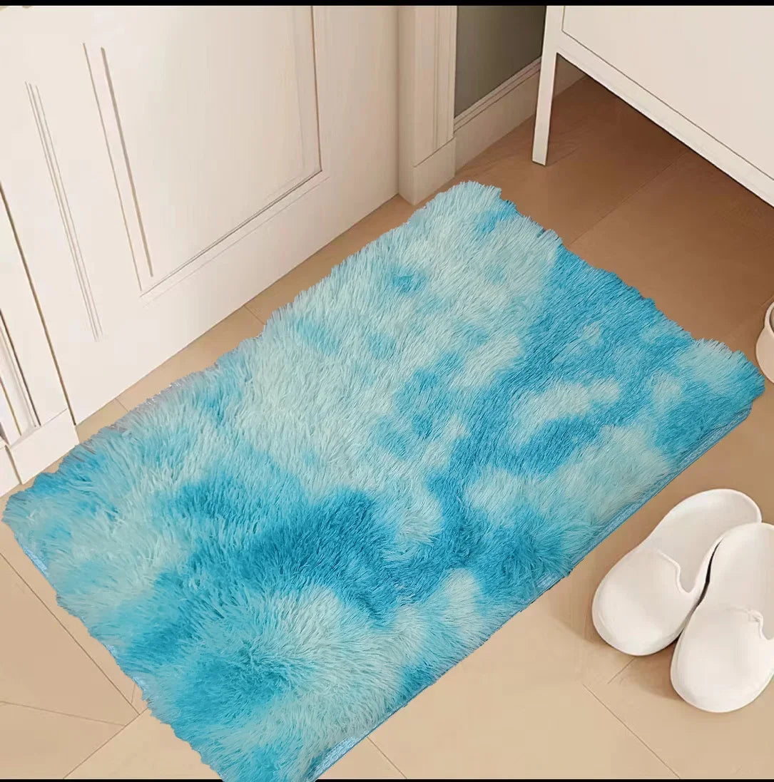 Navak Carpet Exclusive Picks Wohnzimmer Seidenhaarteppich Schlafzimmer Couchtisch Teppich Farbverlauf Schlafzimmer Shaggy Nachttisch Teppiche Heimdekoration