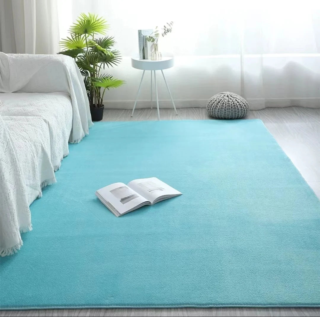 Navak Carpet Exclusive Picks Weicher, gemütlicher japanischer Korallenflor-Kurzflor-Teppich für Wohnzimmer, Schlafzimmer, Kinder, Spielen, Lesen, rutschfeste Bodenmatte