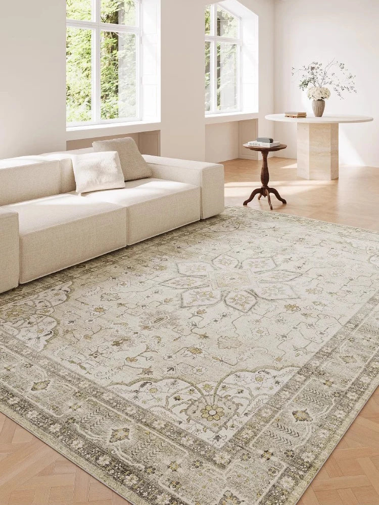 Navak-Teppich, grüner Abzeichen-Teppich, elegante Perserteppiche, Wohnzimmer, Schlafzimmer, dekorative Teppiche, rutschfest, weicher Gebetsteppich, maschinenwaschbarer Teppich