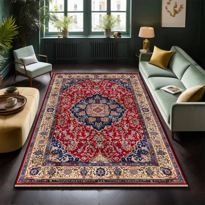 Navak Carpet Classical Persian Carpet in The Living Room Decoration Bedroom Soft Mat Bedside Non-slip Easy Clean Lounge Rug Entrance Door Mat