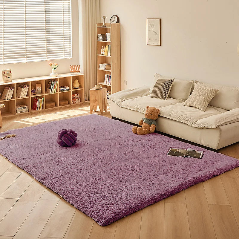 Navak Teppich Weicher Lammwollteppich Für Kinderzimmer Fußteppiche Flauschiger Plüsch Spiel Krabbelmatte Balkonkissen Heimdekoration Haustiermatten