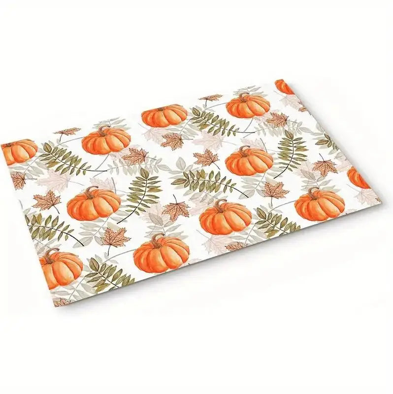 Navak Teppich Herbst Thanksgiving Kürbis Ahornblatt Eingang Fußmatte Dekor Küche Korridor Balkon Teppiche Schlafzimmer Neben Fußmatte Bad Fußmatte