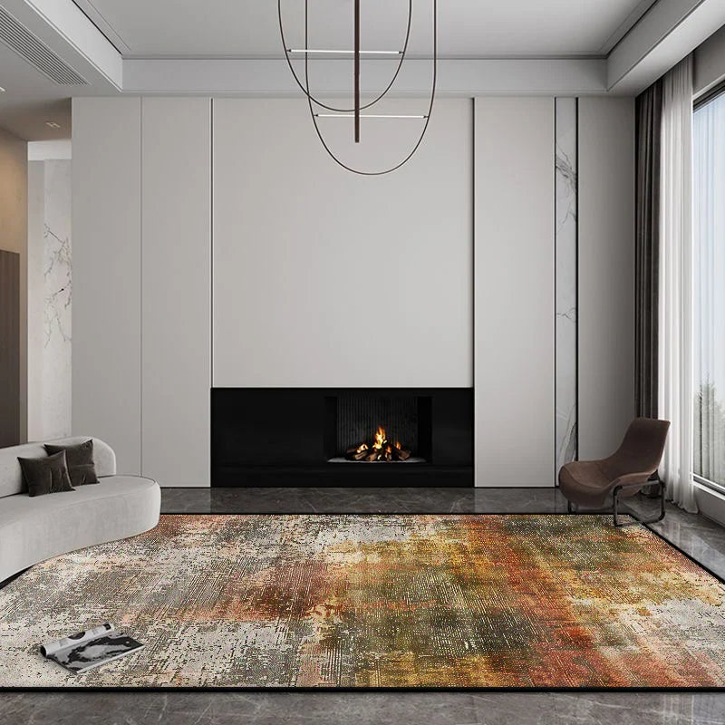 Navak Teppich, modern, abstrakt, für Wohnzimmer, nordische Dekoration, Zuhause, leicht zu reinigen, für Badezimmer, Eingangsbereich, waschbar, 200 x 250 cm, Teppich, Garderobe, große Matten