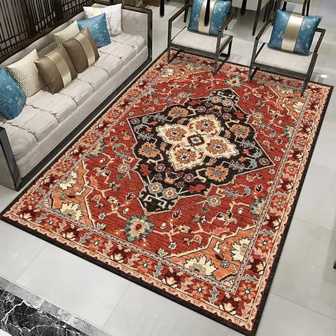 Navak Carpet Exclusive Picks 1PC Vintage Perserteppich B&amp;B Hotel voller Teppichboden Amerikanischer Bohemian Marokkanischer Wohnzimmerteppich