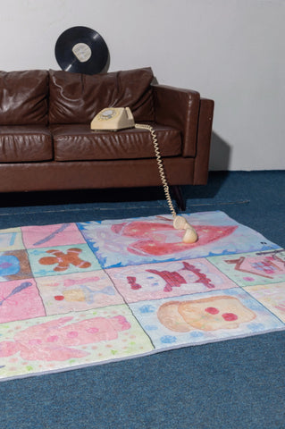 Navak Carpet Exclusive Picks Cartoon Weicher Teppich Teenager-Mädchen Schlafzimmer Nachttisch Teppich Kinderzimmer Dekoration Wohnzimmer Bodenmatte Heimdekoration