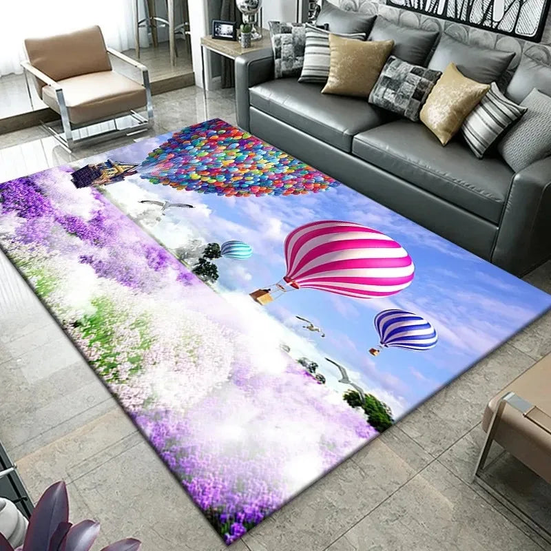Navak Carpet3D Strand Meer Wellen Muster Teppich Tür Bodenmatte Fisch Fußmatte Rutschfeste Bodenmatte Wohnzimmer Teppich Home Zimmer Schlafzimmer Dekoration