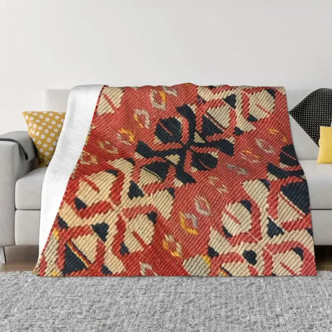 Navak Teppich Sofa Fleece Baluch Flachgewebe Antiker Afghanistan Teppich Überwurfdecke Warmer Flanell Türkischer Kelim Ethnische Kunst Decken Tagesdecken