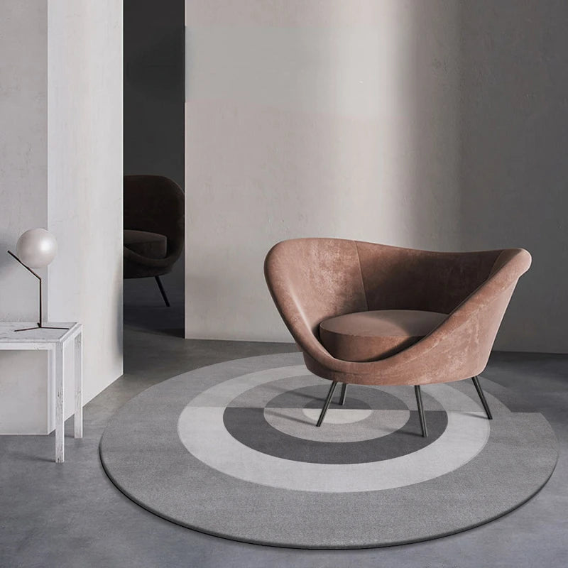 Navak Teppich, Teppiche im nordischen Stil für Schlafzimmer, leichte, luxuriöse Wohnzimmerdekoration, runder Teppich, Zuhause, flauschiger, weicher Teppich, dicke Plüsch-Lounge-Bodenmatte