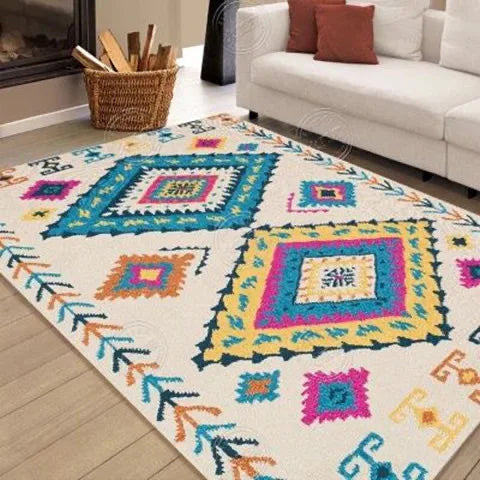 Navak Carpet Bohemian Persian Style Carpets for Living Room Morocco Bedroom Decor Carpet Large Area Rugs Lounge Rug Home Non-slip Floor Mat