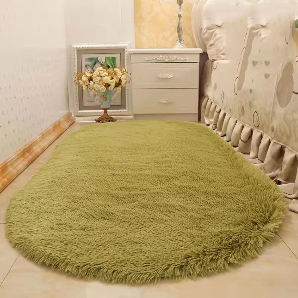 Navak Carpet Batik-Teppich, neuer, rutschfester Woll-Imitat, Langhaar-Teppich, Bodenschutz, Schlafzimmermatten, Kunstpelz, Schaffell, weiche Teppiche