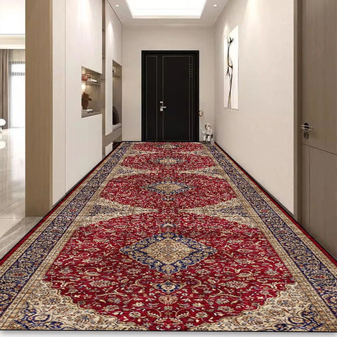 Navak-Teppich, Bohemian-Stil, langer Flurteppich, luxuriös, persische Dekoration, Flurteppich, rutschfest, leicht zu reinigen, Bodenmatte, Treppenläufer, Teppiche