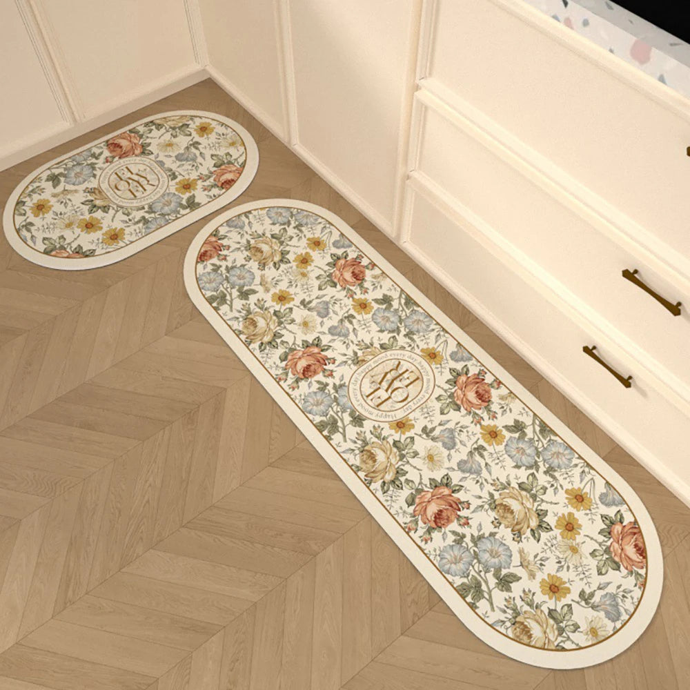 Navak Teppich Saugfähiger Küchenteppich Rutschfeste Bodenmatte Absorbiert Öl Küche Langer Bereich Teppich Schlafzimmer Teppich Eingang Fußmatte Home Decor Zimmer Tapis