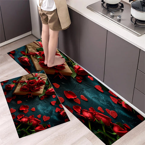 Navak Teppich Küchenmatte Teppich für Boden Hauseingang Fußmatte Schlafzimmer Wohnzimmer Dekor Nachttisch Teppich Flur Balkon Badezimmer Anti-Rutsch-Matte