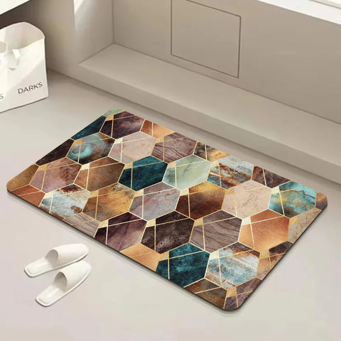 Navak Teppich Geometrie Lange Teppiche Nordischen Stil Home Fußmatte Badezimmer-WC-Matten Schlafzimmer Moderne Wohnkultur