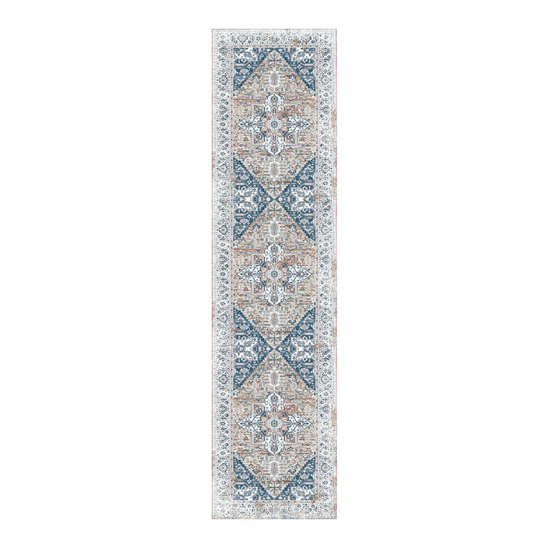 Navak Carpet Exclusive Picks Teppich aus Kaschmir im Perserstil, waschbar, faltbar, maschinenwaschbar, für Schlafzimmer, Nachttisch, Flur, Gang, Heimdekoration