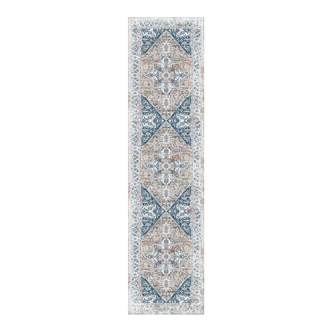 Navak Carpet Exclusive Picks Teppich aus Kaschmir im Perserstil, waschbar, faltbar, maschinenwaschbar, für Schlafzimmer, Nachttisch, Flur, Gang, Heimdekoration