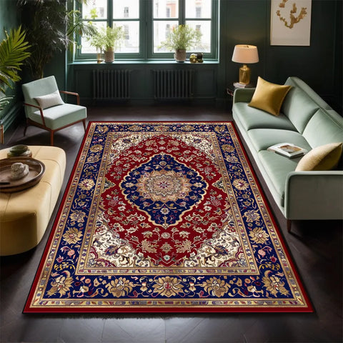 Navak Carpet Classical Persian Carpet in The Living Room Decoration Bedroom Soft Mat Bedside Non-slip Easy Clean Lounge Rug Entrance Door Mat