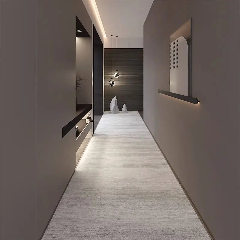 Navak Teppich Modern Fashion Langer Streifen Flurteppich Heimdekoration Hotel Flurteppich Waschbar Villa Treppenläufer Matten Anpassbar ﻿