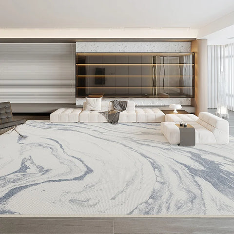 Navak Teppich, großflächige Schlafzimmerdekoration, rutschfester Teppich, cremefarbener Stil, Teppiche für Wohnzimmer, flauschige, weiche Lounge-Bodenmatte, dicker Plüschteppich
