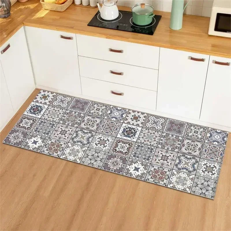 Navak Teppich, Teppich für Küche, Bodenmatte, wasserdicht, ölbeständig, Leder, rutschfest, Teppiche, Heimdekoration, Alfombra Vinilicas Cocina