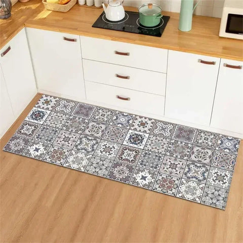 Navak Teppich, Teppich für Küche, Bodenmatte, wasserdicht, ölbeständig, Leder, rutschfest, Teppiche, Heimdekoration, Alfombra Vinilicas Cocina
