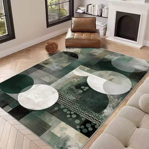 Navak Teppich, neuer abstrakter Teppich für Wohnzimmer, nordische Dekoration, Heimsofa-Teppiche, geometrisches Schlafzimmer, Nachttisch, weiche Bodenmatte, rutschfest