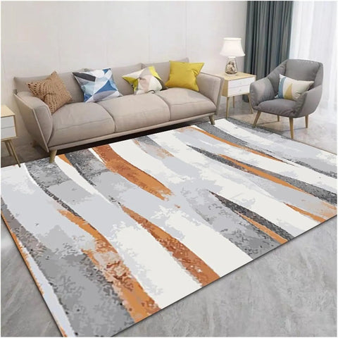Navak Carpet Exclusive Picks Nordischer geometrischer Luxus-Schlingenflor-Teppich – waschbare Matte für Flur, Airbnb, Schlafzimmer, Büro, Heimdekoration