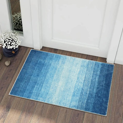Navak Carpet Exclusive Picks 1 Stück Moderner Farbverlauf-Kristall-Samtteppich, süße Mädchenzimmer-Dekorationsdecke, rutschfeste Eingangs-Fußmatte, Heimdekoration