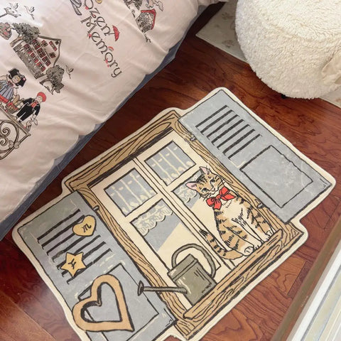 Exklusive Auswahl von Navak Carpet: Cloud-Hug-Bettvorleger – Static-Safe™-Flausch für kleine Zehen, OEKO-TEX®-zertifiziertes, verträumtes Dekor | Verspielte Bodenkunst fürs Kinderzimmer
