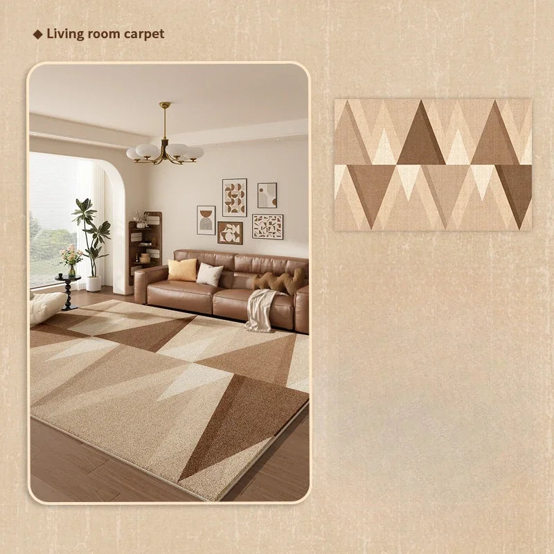 Navak Carpet Teppiche im französischen Retro-Stil für Schlafzimmer, flauschige, weiche Lounge-Bodenmatte, großflächige Wohnzimmer-Dekoration, Teppich, dicker Plüschteppich für Zuhause