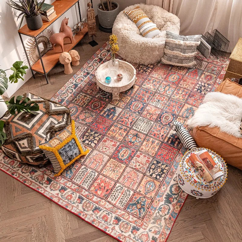 Navak Teppich im persischen Stil, Wohnzimmer, große Flächen, Teppiche, Retro, Schlafzimmer, Nachttisch, Dekoration, Teppich, weicher Garderobenteppich, bequeme Balkonteppiche