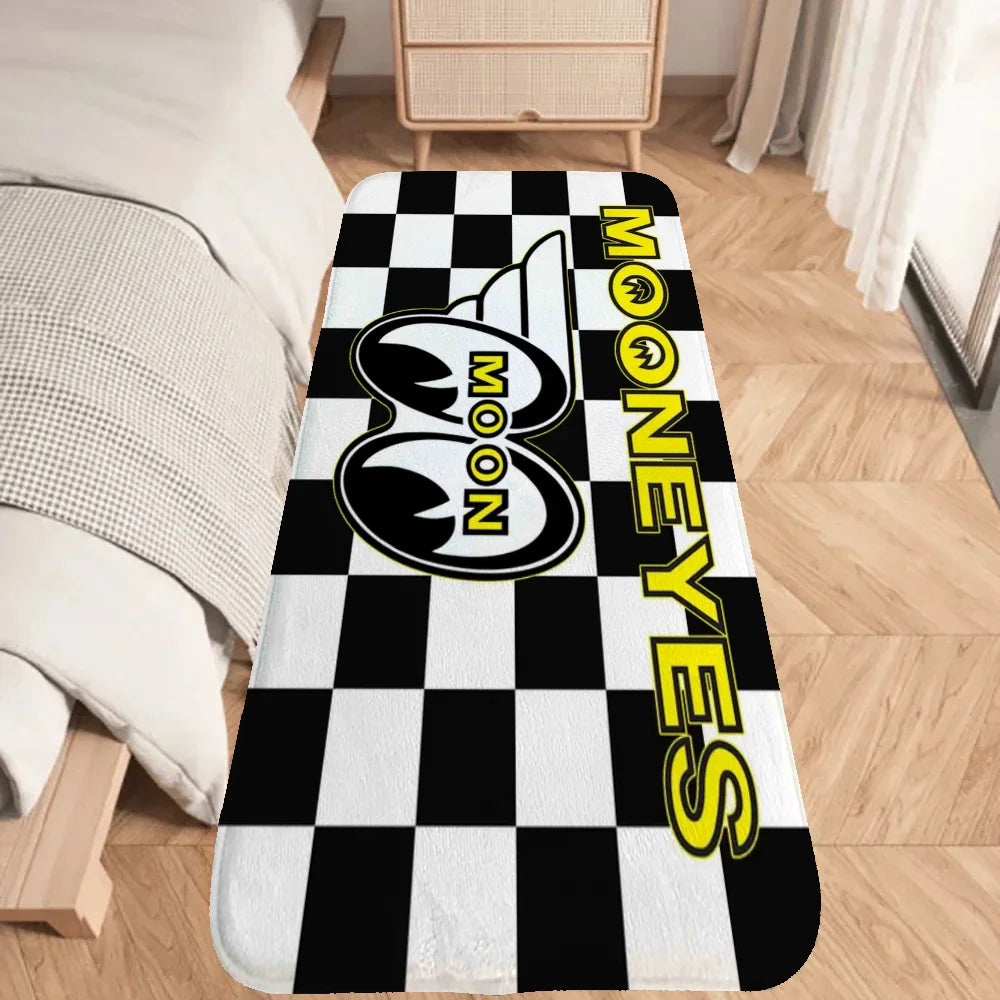 Navak Carpet Mooneyes Bodenmatte für den Flur, individueller Schlafzimmerteppich für den Eingangsbereich, Raumdekorationsartikel, Badvorleger, individuell