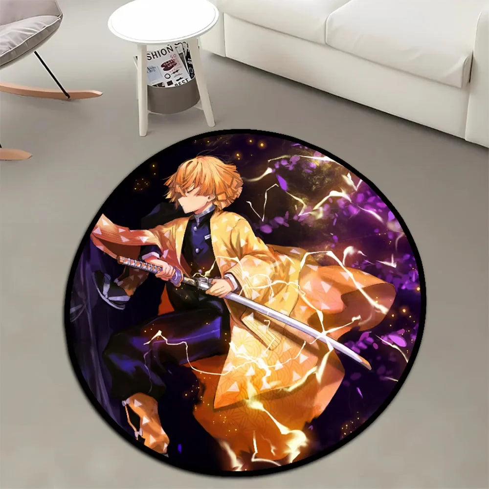 Navak-Teppich, Teppich, Anime-Dämonentöter, Nezuko Kokushibou, Tanjirou Kanroji, Kochou, Gokudera Makoto, kreativer bedruckter Teppich für die Inneneinrichtung