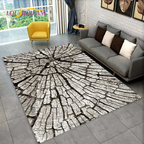 Navak Carpet 3D HD Holzmaserung Retro-Teppich, groß, Teppich für Zuhause, Wohnzimmer, Kinderzimmer, Schlafzimmer, Sofa, Fußmatte, Dekor, Küche, rutschfeste Bodenmatte