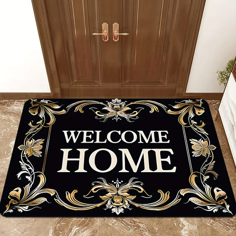 Navak Carpet „Welcome Home“-Fußmatte, langlebig, rutschfest, für den Eingangsbereich, perfekt für den Innen- und Außenbereich, verleiht Ihrem Türrahmen einen einzigartigen Charme