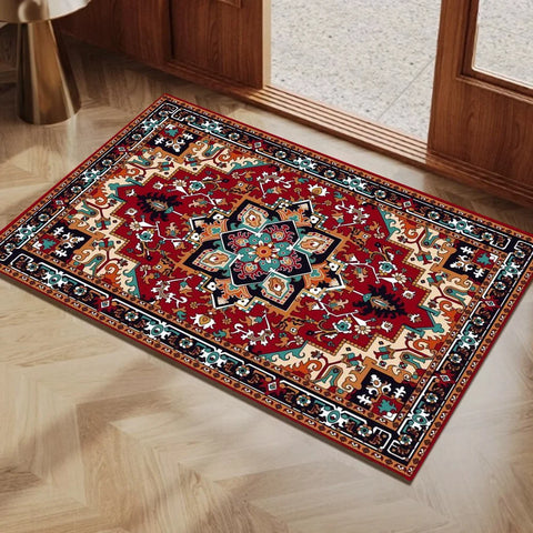 Navak Teppich im persischen Stil, Bodenmatte, Kinderzimmer, Schlafzimmer, Dekoration, Balkon, rutschfeste Fußmatte, Wohnzimmer, Willkommensteppich