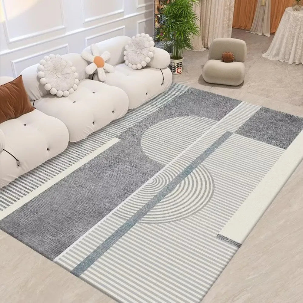 Navak Carpet Exklusive Auswahl Skandinavischer Stil Geometrischer Teppich Wohnzimmer Arbeitszimmer Tragbares Design Modernes Heimstudio Ins Style Space