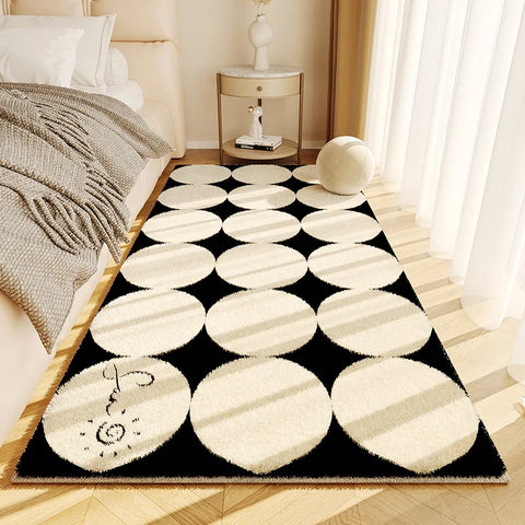 Navak Carpet Exclusive Picks – Einfacher, cremefarbener Kunstkaschmir-Teppich für Wohnzimmer, flauschige Teppiche, Heimdekoration, Schlafzimmer, Garderobe, Nachttisch, rutschfeste Teppiche