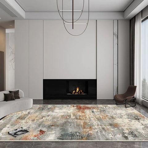 Navak Teppich, modern, abstrakt, für Wohnzimmer, nordische Dekoration, Zuhause, leicht zu reinigen, für Badezimmer, Eingangsbereich, waschbar, 200 x 250 cm, Teppich, Garderobe, große Matten