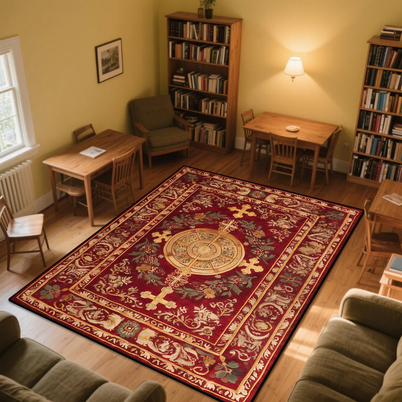 Navak-Teppich, persische Tradition, Teppiche für Wohnzimmer, Kreuzmuster, Dekoration, Zuhause, Schlafzimmer, Nachttisch, weicher Teppich, Arbeitszimmer, Garderobe, waschbare Matten